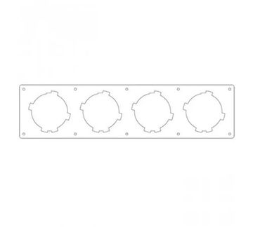 Provent MP 75x4 Монтажная панель на 4 выхода