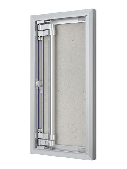 Люк ревизионный D Ceramo Optimum 300х600 скрыт.монтаж петля алюминий EVECS