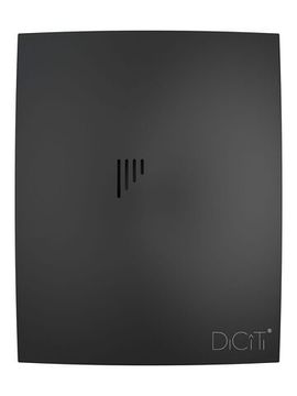 Вентилятор накладной BREEZE D100 обратный клапан Matt black DICITI