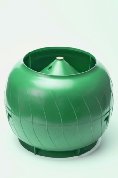 Готовый комплект, изолированный для кровли с профилем Монтеррей (Monterrey) и его аналогами d 150/160 мм, цвет зеленый RAL 6005, серия Static