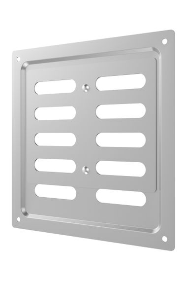 Решетка вентиляционная MER регулируемая 150x154 оцинк.сталь ERA