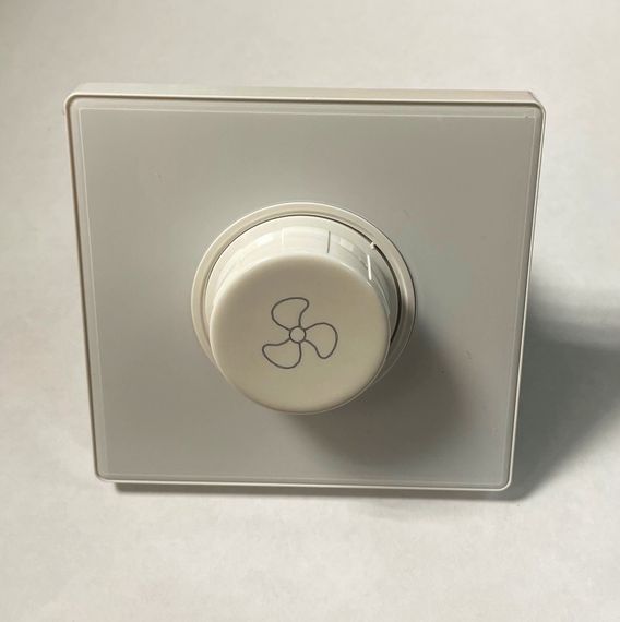 Регулятор скорости симисторный Благовест L91 (2.5A) Белый (плавный, для скрытого монтажа)