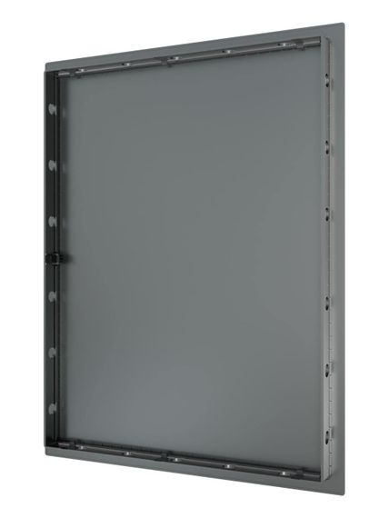 Люк ревизионный LN фланец 300х400 нажимной 327х427 пластик Gray EVECS