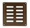 Решетка с заслонкой (заглушкой) 200х200 мм Старая Медь