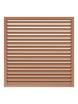 Экран радиаторный ПР фланец 600х600 пластик Cherry ERA