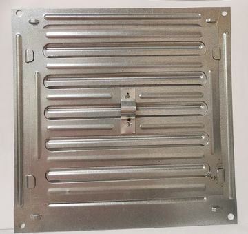 Решетка Р 200 250*250 мм, жалюзийная, металлическая