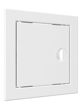 Люк ревизионный ЛР фланец 146х146 ручка 168х168 пластик EVECS