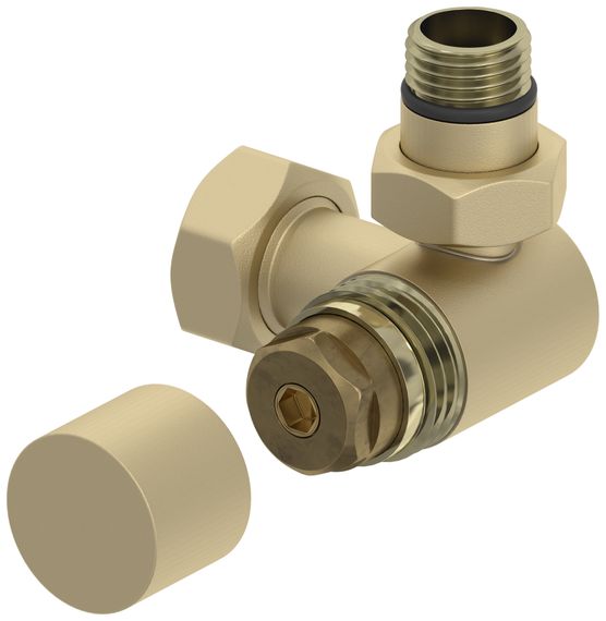 Вентиль Сунержа 3D правый под шестигранник (G 1/2&quot; НР х G 3/4&quot; НГ)