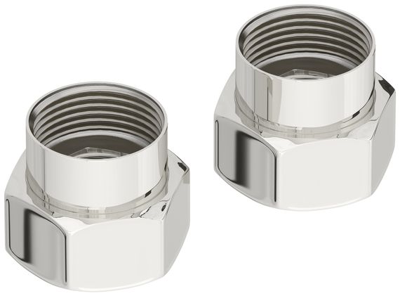Комплект фитингов Стилье прямой (G 1" НГ х G 3/4" ВР) / 2 шт.