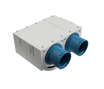 Пленум AirDS потолочный оцинкованный, 125 мм, 4*75 мм. Премиум (белый)