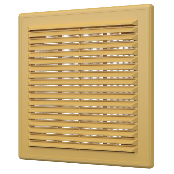 Решетка вентиляционная Р сетка разъемная 209х209 пластик Beige ERA