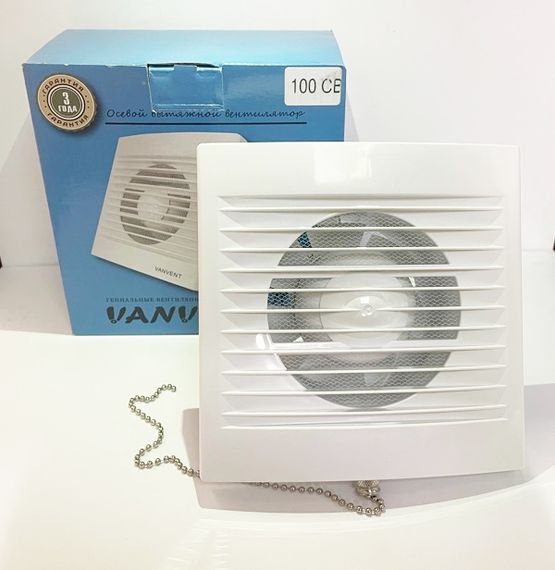 Вентилятор накладной Ванвент ВВ 120 СВ (со шнур вкл/выкл)