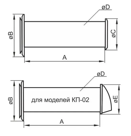 Приточный клапан ERA 10КП1-05 d100