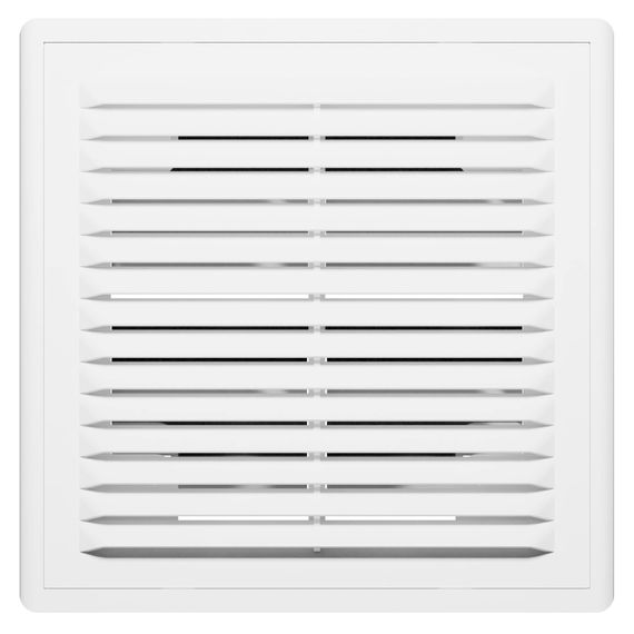 Решетка вентиляционная R1515BV обратный клапан разъемная 150х150 пластик ERA