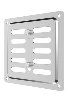 Решетка вентиляционная MER регулируемая 100x100 окраш.сталь Chrome ERA