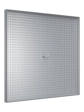Люк ревизионный D Floor 600х600 напольный скрыт.монтаж алюминий EVECS