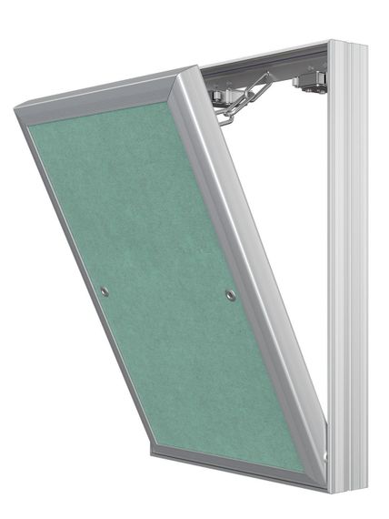 Люк ревизионный D Ceramo Base 200х300 скрытый монтаж съемный алюминий EVECS