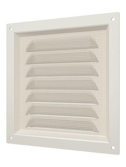 Решетка вентиляционная МЭ сетка 150х150 окрашенная сталь Ivory ERA