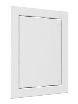 Люк ревизионный AD фланец 146х196 нажимной 168х218 пластик AURAMAX