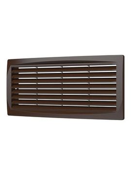 Решетка вентиляционная ДП фланец 275х105 переточная 300х135 пластик Brown ERA
