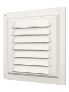 Решетка вентиляционная МЭ сетка 150х150 окрашенная сталь Ivory ERA