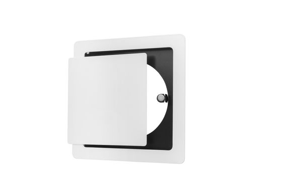 Теневая решетка на магнитах NDU-125 (под трубу d 125мм, габарит 160х160мм)