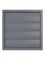 Выход стенной КФ фланец D355 жалюзи 410x410 ASA Gray ERA