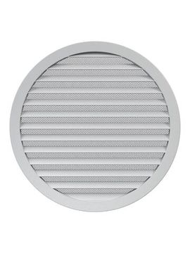 Решетка вентиляционная РКМ фланец D315 сетка D350 алюминий ERA