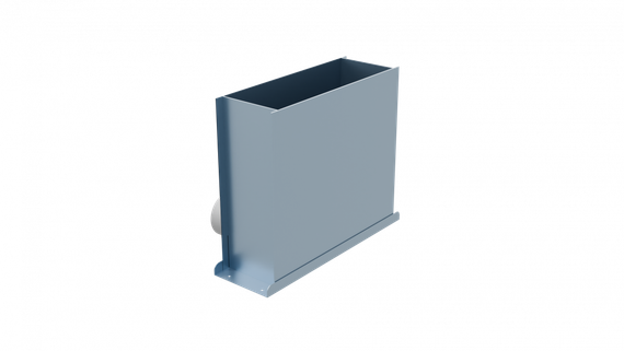 Flexag PFP-300x103/75x3 пленум напольный, 300x100, на 3 выxода