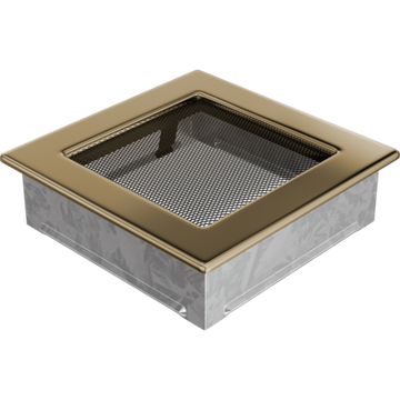 Решетка каминная Kratki Standard Позолота 17x17