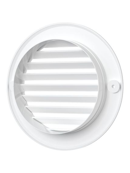 Решетка вентиляционная РК фланец D100 D136 пластик ERA