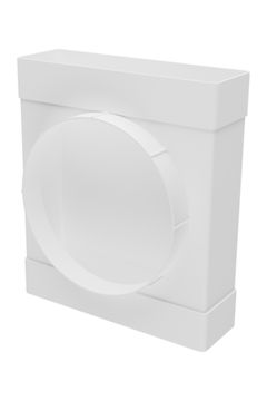 Тройник ТФП D160 с выходом 60х204 пластик ERA