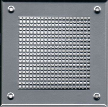 Решётка 150*150 хром, мелкая клетка