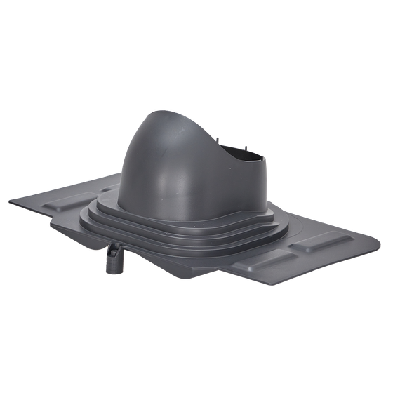 Готовый комплект, изолированный на все виды кровли высотой профиля до 70мм d 110/160 мм, цвет серый графит RAL 7024, серия Twister