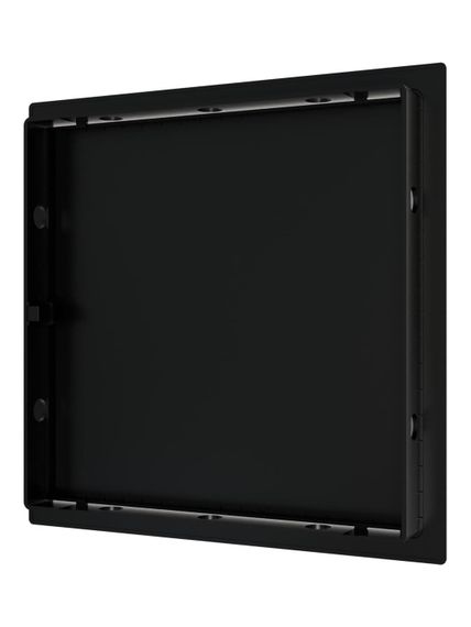 Люк ревизионный LN фланец 200x200 нажимной 224х224 пластик Black EVECS