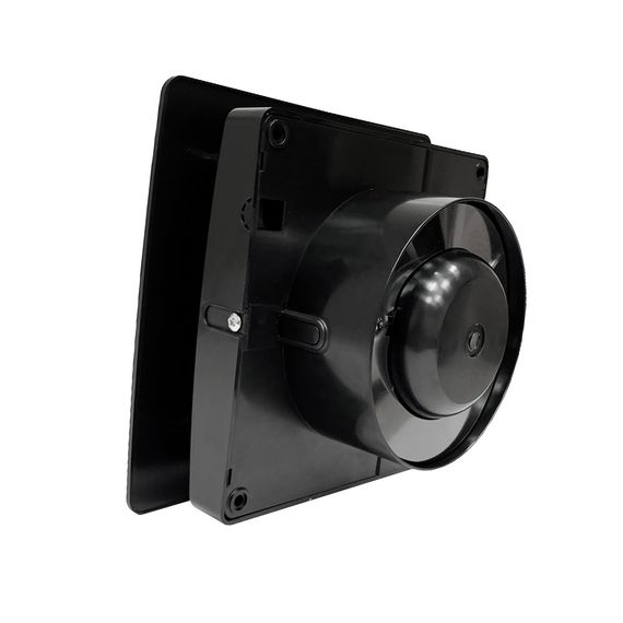 Вентилятор накладной Seicoi Floxy Design 100 Matt black (SMAZ04-01 matt black) с укороченной панелью