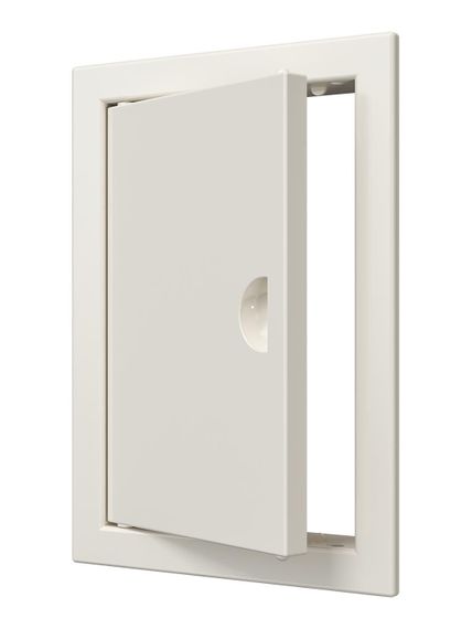 Люк ревизионный ЛР фланец 98х148 ручка 122х172 пластик Ivory EVECS