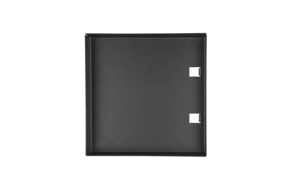 Решетка скрытого монтажа SECRET ПОД ПЛИТКУ 207х207 с вентилятором 100СК, обратный клапан, черная, 100мм