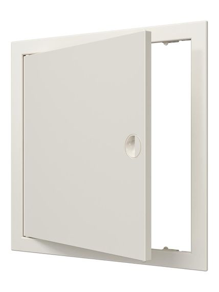 Люк ревизионный ЛР фланец 296х296 ручка 318х318 пластик Ivory EVECS