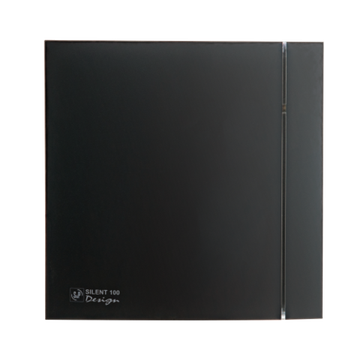Вентилятор Soler & Palau Silent Design 100 CRZ Matt Black 4C (таймер)