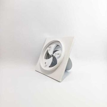 Диффузор теневой Visioner TDGK125 белый/белая крышка под гипсокартон с регулировкой потока воздуха D125 мм