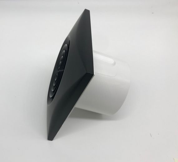 Вентилятор накладной Soler & Palau Silent 100 CHZ black matte (таймер, датчик влажности)