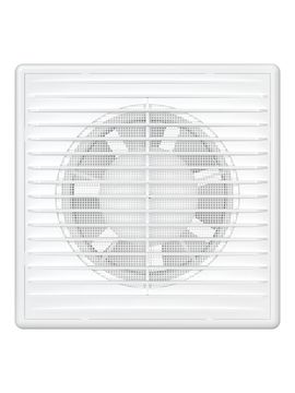 Вентилятор накладной B D100 сетка обр.клапан AURAMAX