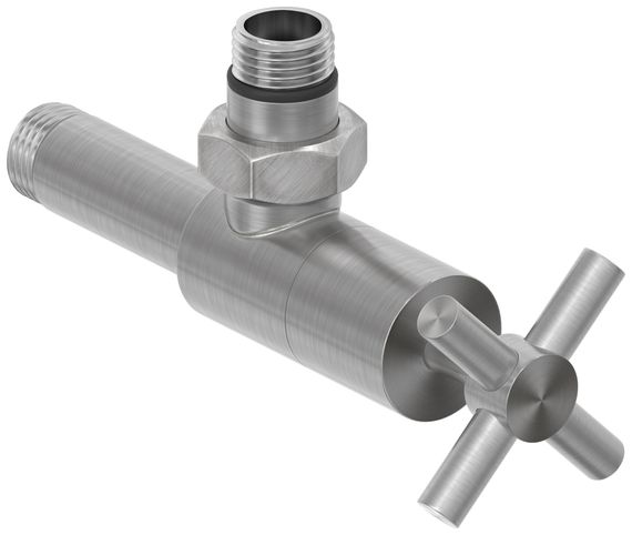 Вентиль Сунержа угловой крест (G 1/2" НР х G 1/2" НР)