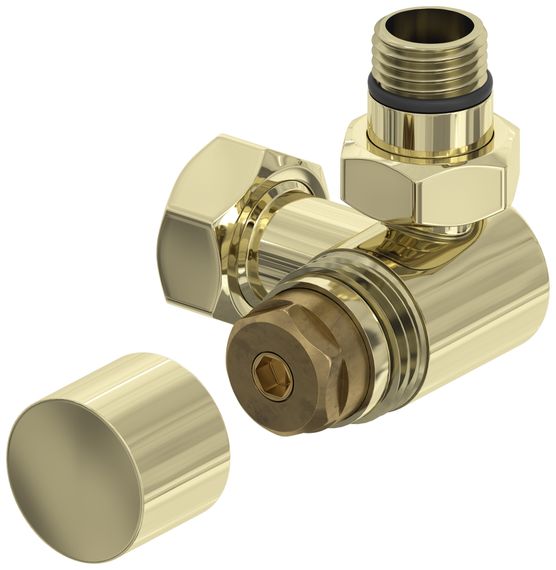 Вентиль Сунержа 3D правый под шестигранник (G 1/2&quot; НР х G 3/4&quot; НГ)