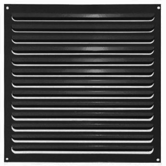 Решетка металлическая черная матовая 500х400мм 5040РМ-ЧМ