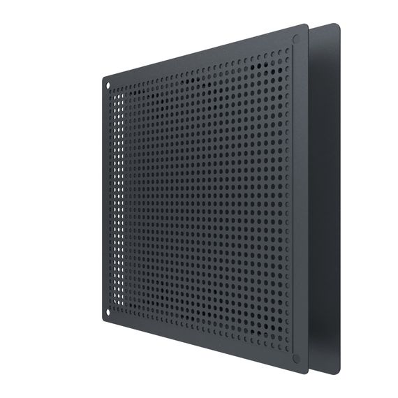 Решетка вентиляционная RVM сетка разъемная на магнитах 200х200 окрашсталь Gray ERA