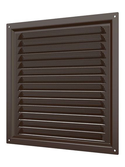 Решетка вентиляционная МЭ сетка 250х250 окрашенная сталь Brown ERA