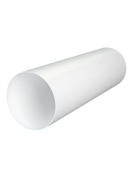 Воздуховод ВП D150 L1м пластик ERA