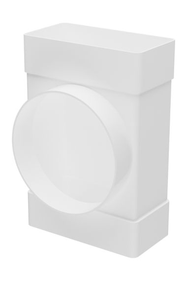 Тройник ТФП D100 с выходом 55х110 пластик ERA